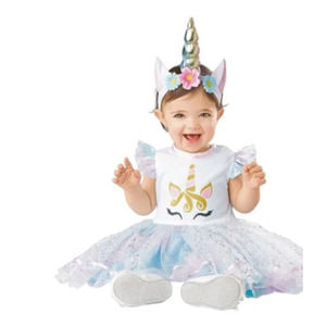 Infant Daydream Unicorn Rainbow Halloween Costume 6-12 Months baby girl new